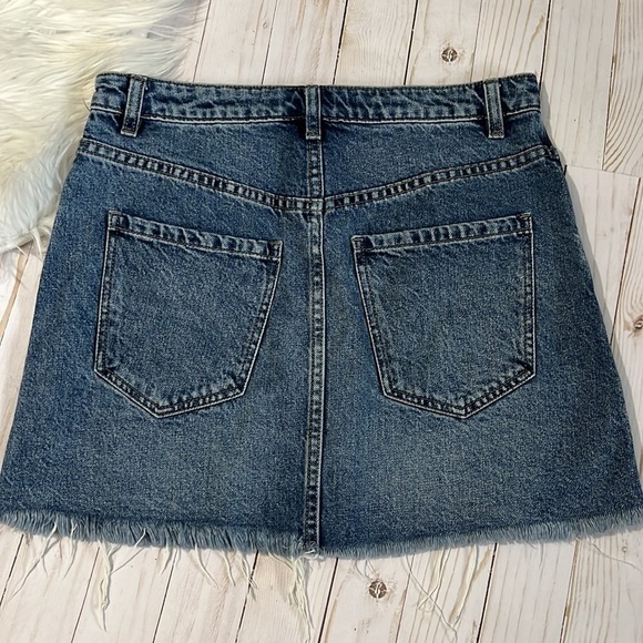 Free People We The Free Denim Skirt Size 27 - Picture 5 of 10